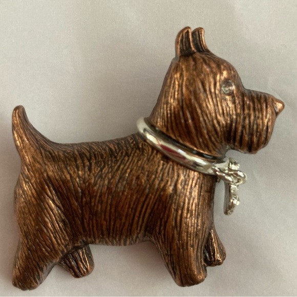 Scottish Terrier brooch Scottie Dog - Picture 3 of 7
